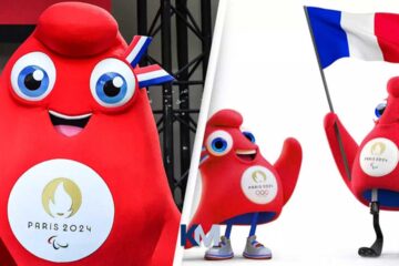 Kostum Maskot Olimpiade Paris 2024 The Piglet