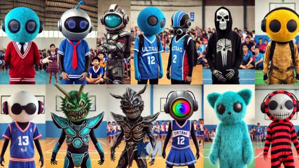 Kostum Maskot Ultras Sekolah